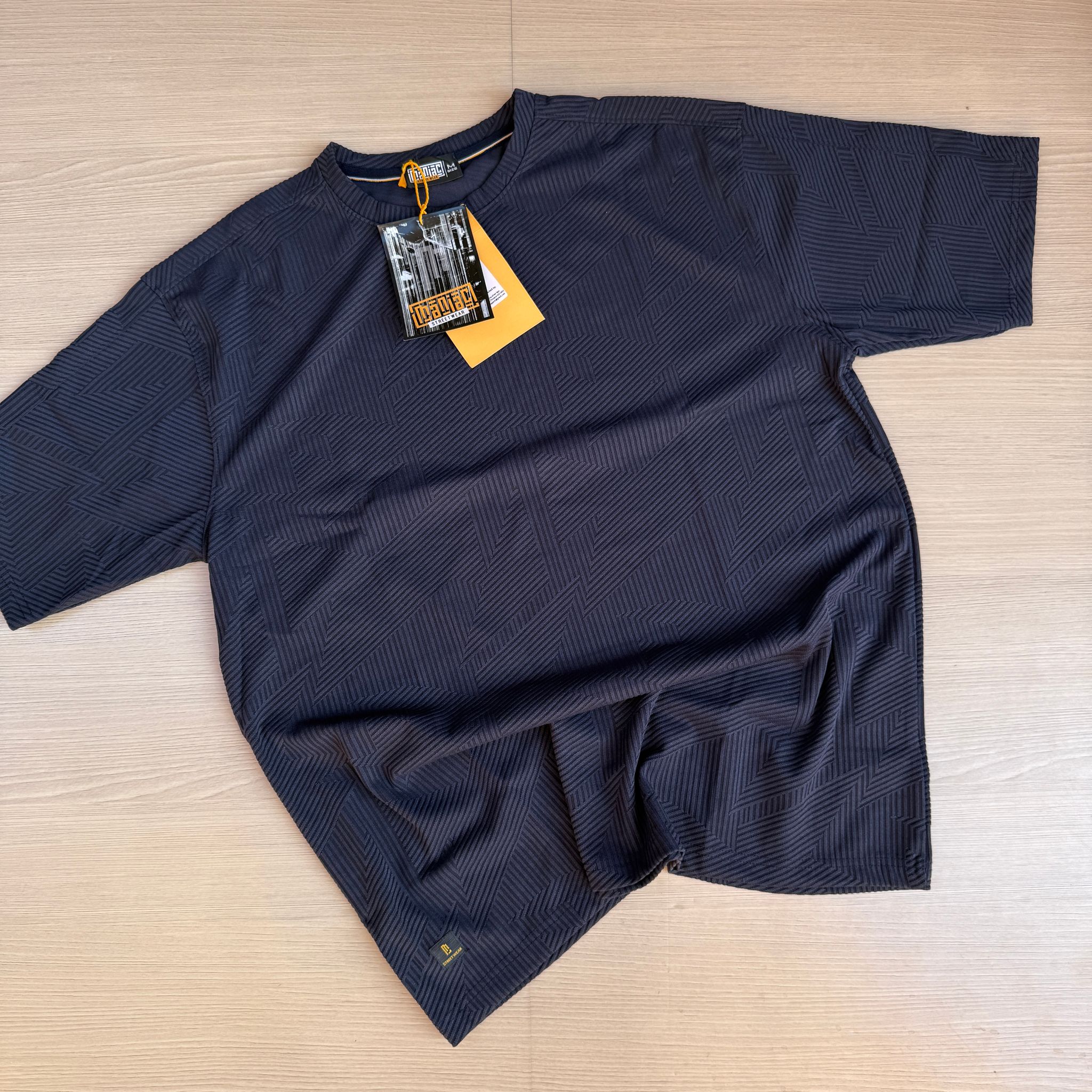 MANIAC T- SHIRTS -  BLUE-BLACK_0