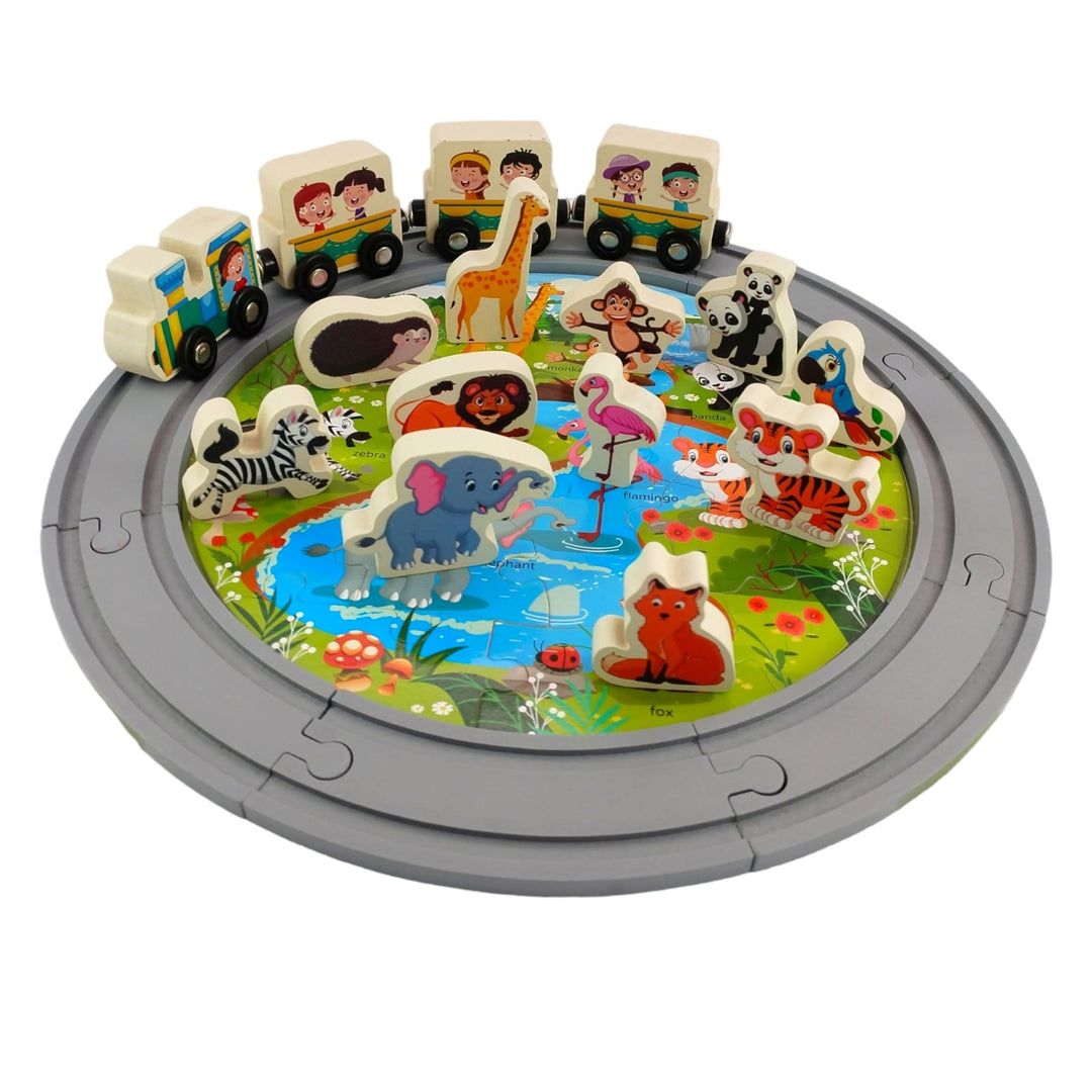 Forest Train Track Puzzle_0