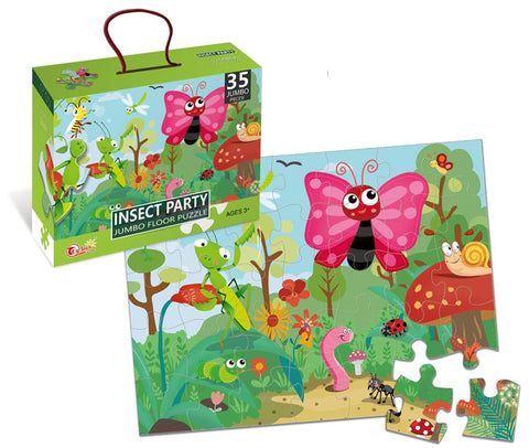Jumbo floor puzzle - Insects (35pcs)_0