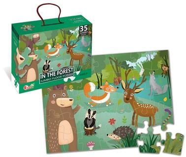 Jumbo floor puzzle - Forest animals (35pcs) _0