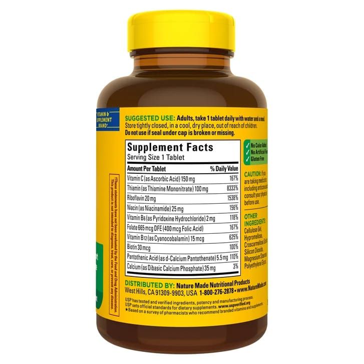 Nature Made - Super B-Complex with C Tablets_1