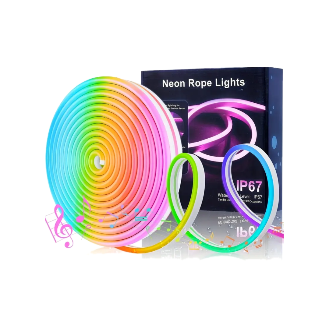 TUYA Smart Wifi RGB-IC Neon Rope Lights 5m_0