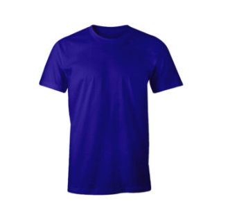 Polyester Royal Blue T-shirts - Set Of 2 _0