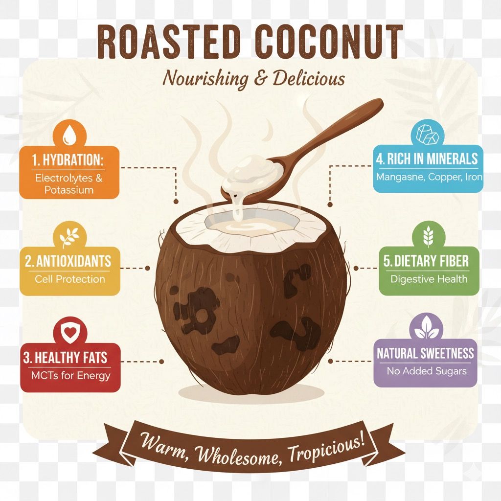 Roasted young coconut _1