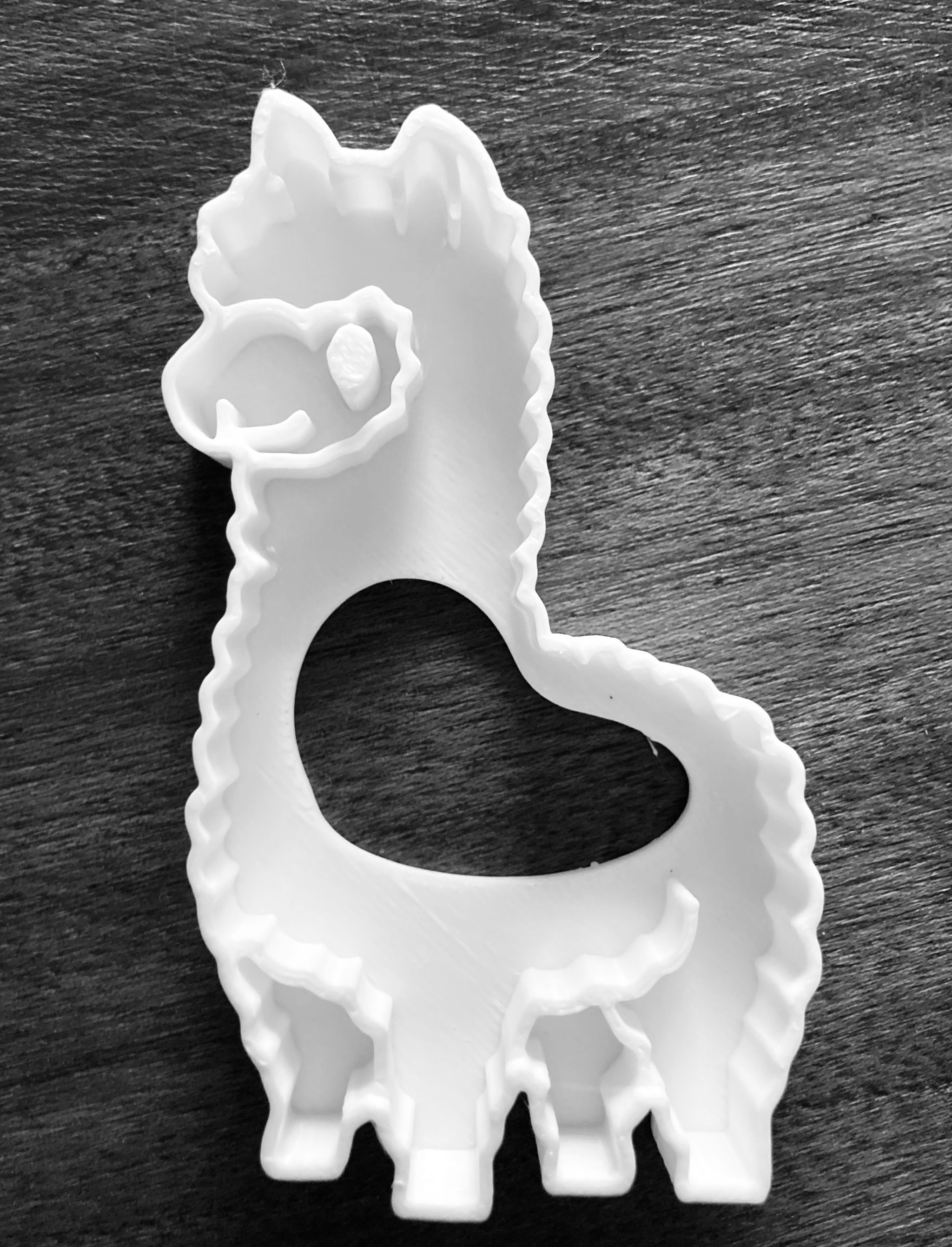 Lama with detail Cookie Cutter_0