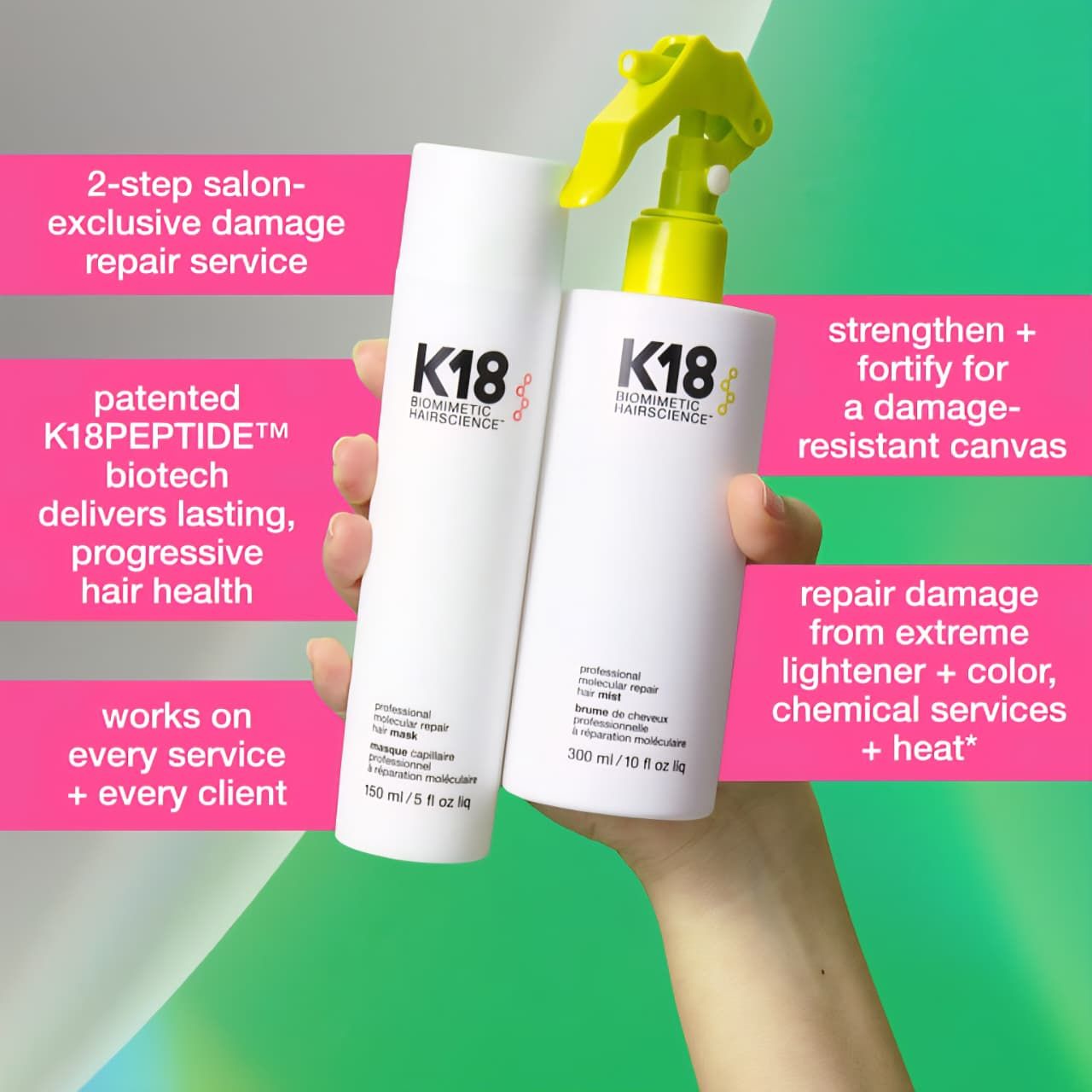 K18 - Biomimetic Hairscience Professional Molecular Repair Hair Mist_2