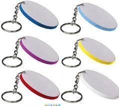 Round Polymer keyrings - Set Of 10 _0