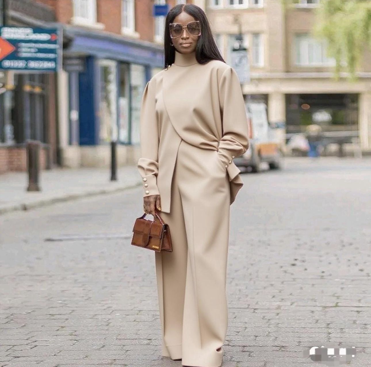 Asymmetrical chic set _0