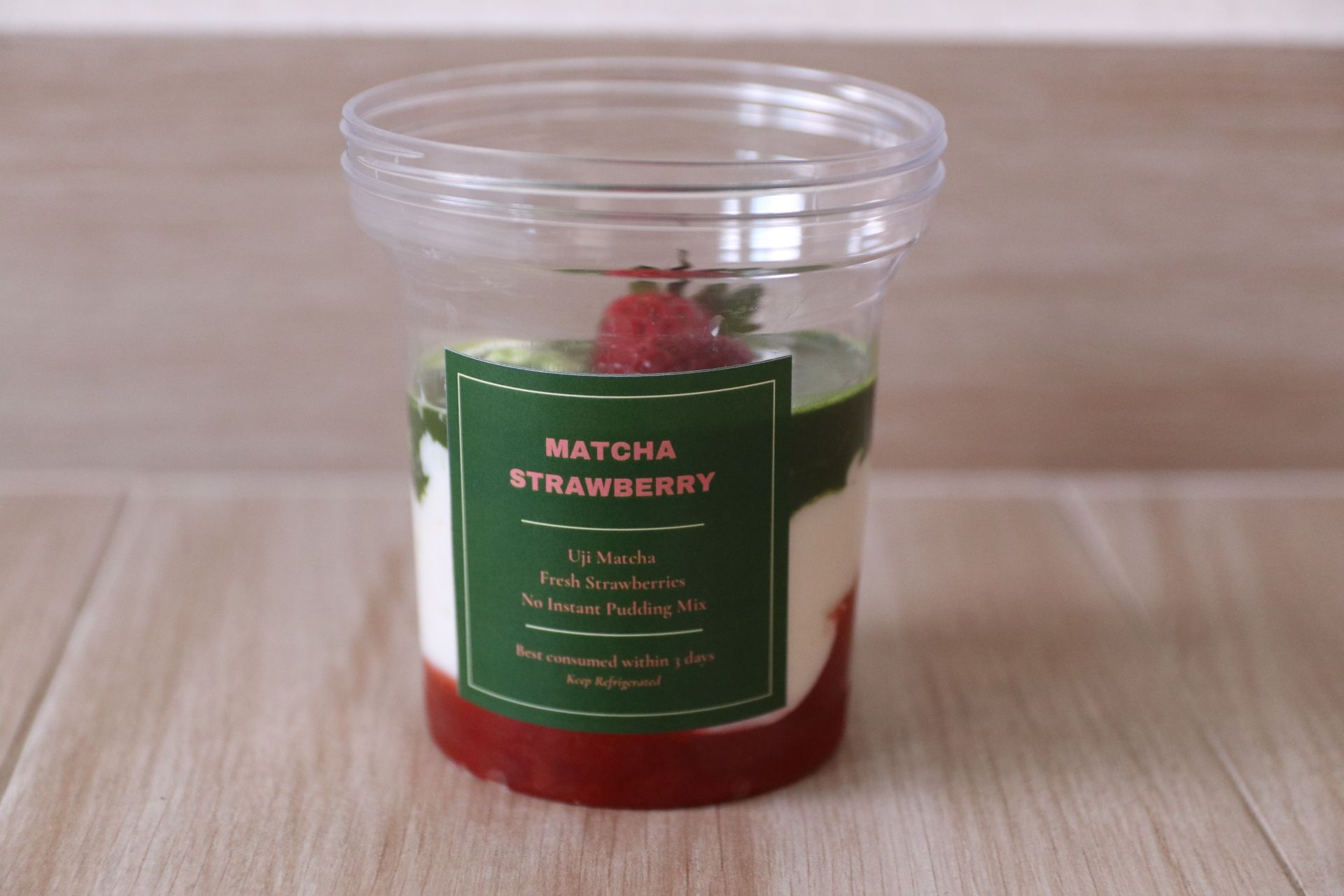 Matcha Strawberry Pudding_0