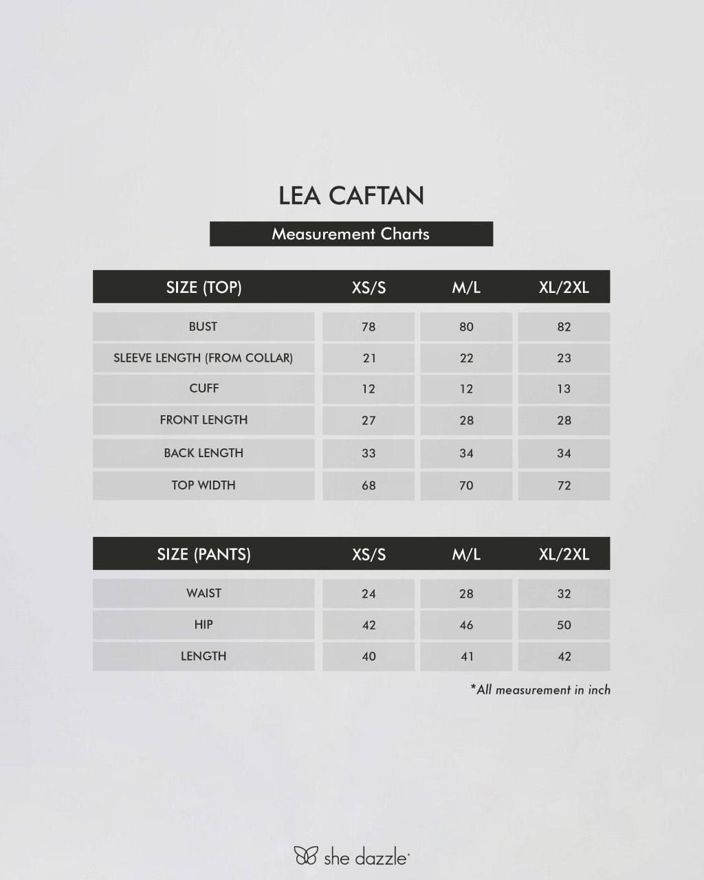 (Pre-order) She Dazzle Lea Caftan Pants set - Deep Mahogany_4