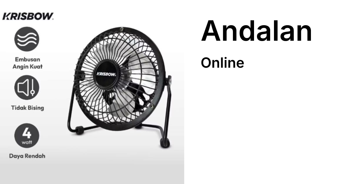 Krisbow 4 Inci Kipas Angin Meja Personal_0