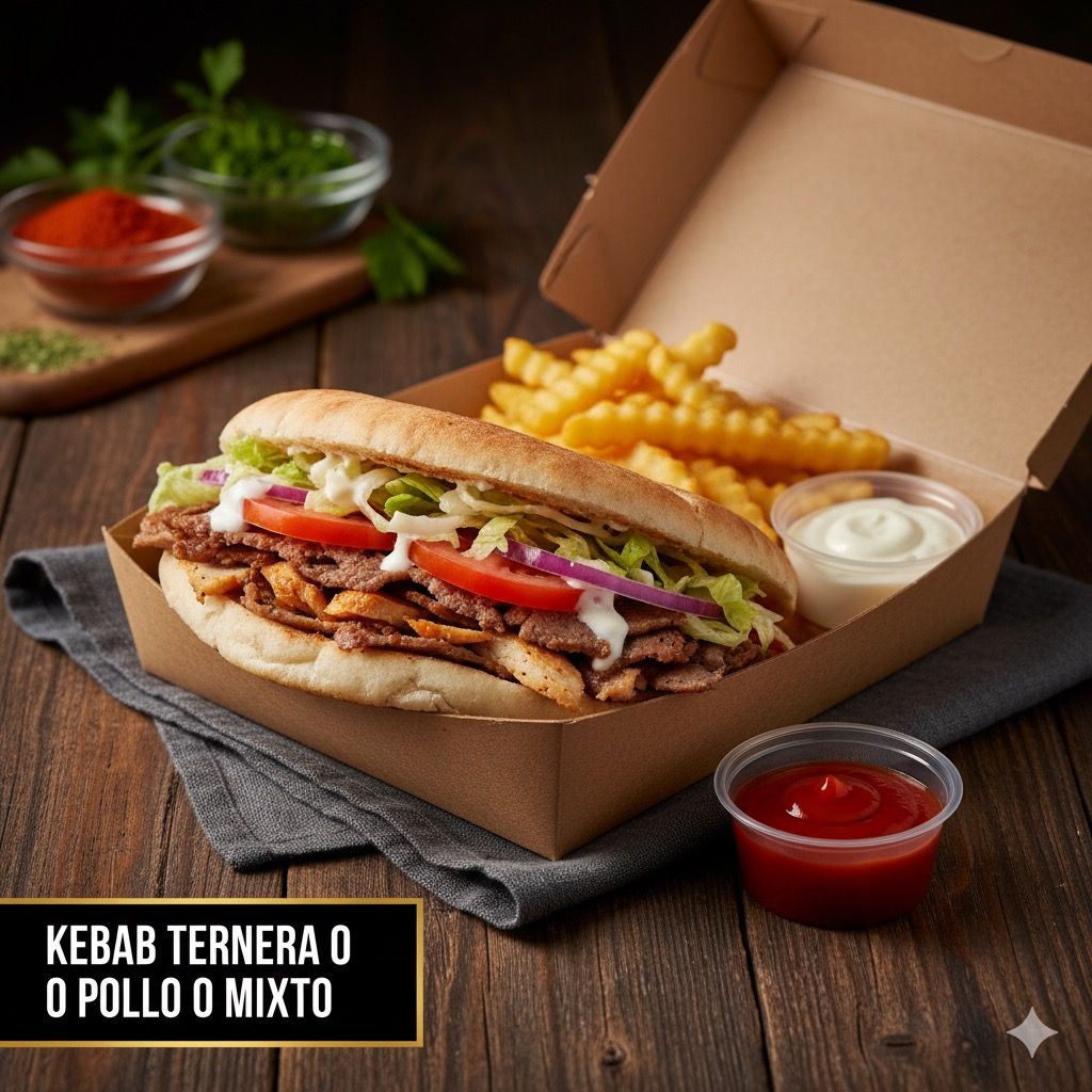 Kebab Ternera o pollo o mixto_0