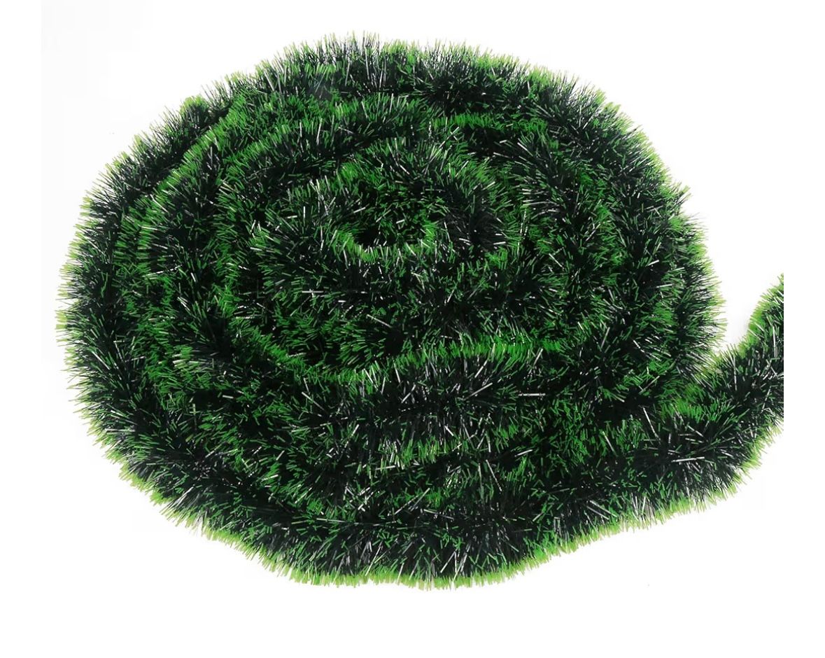 Christmas green Tinsel_1