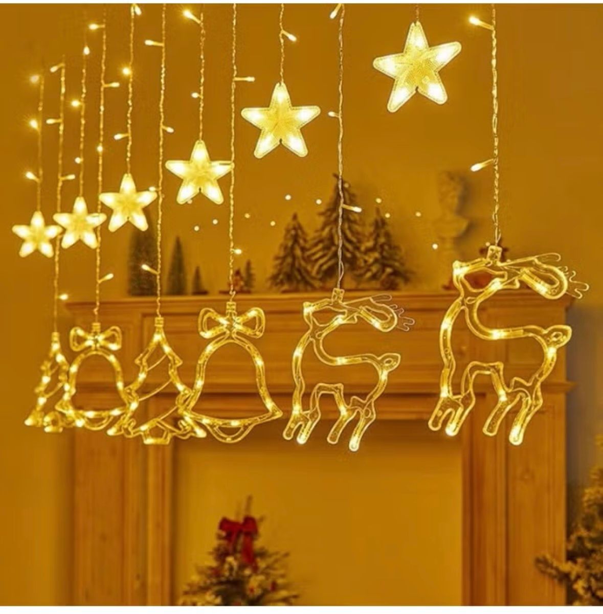 Led curtain lights, Christmas_0