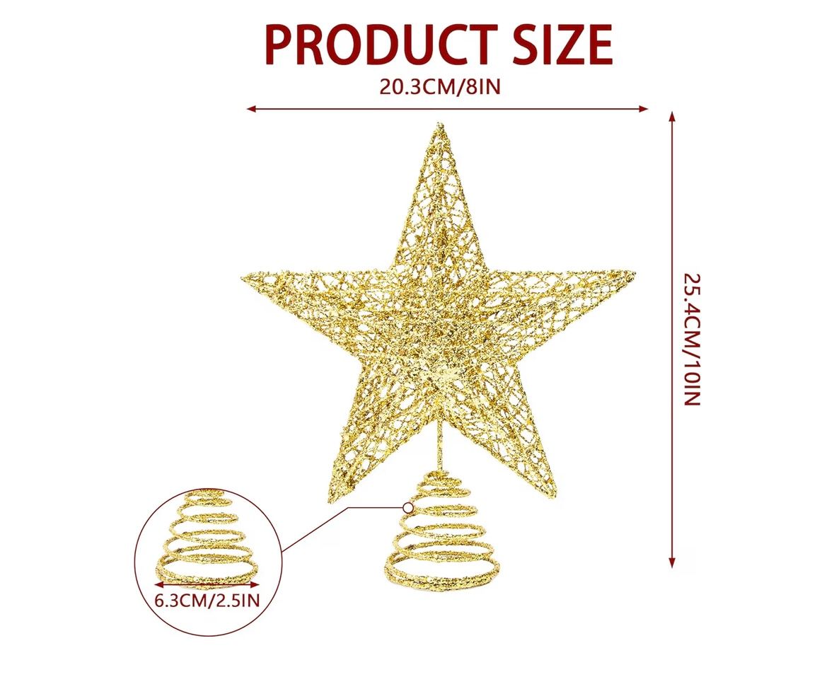 Gold Glittered Star_1