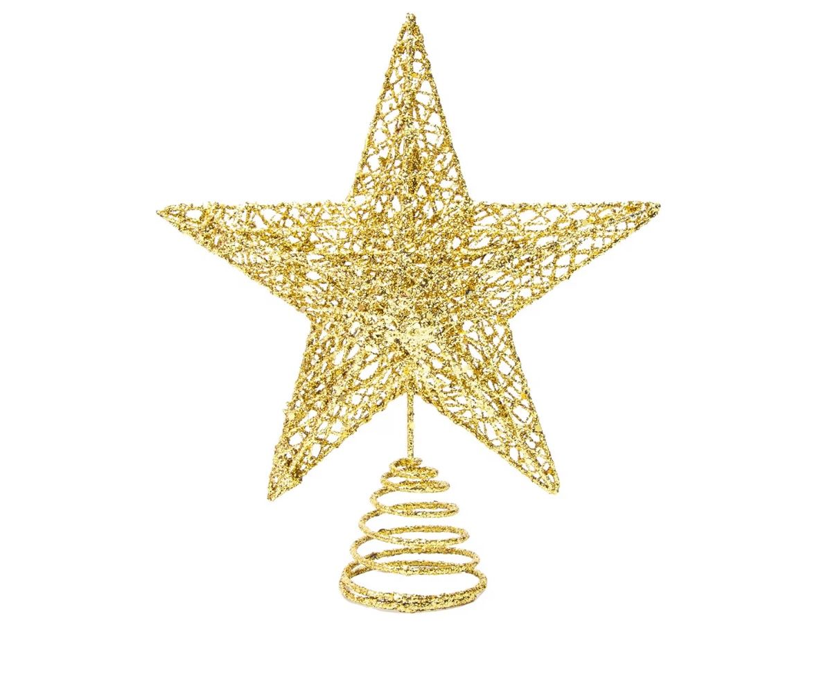 Gold Glittered Star_0