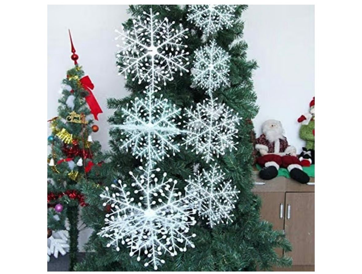 Plastic Fake Snowflake_0