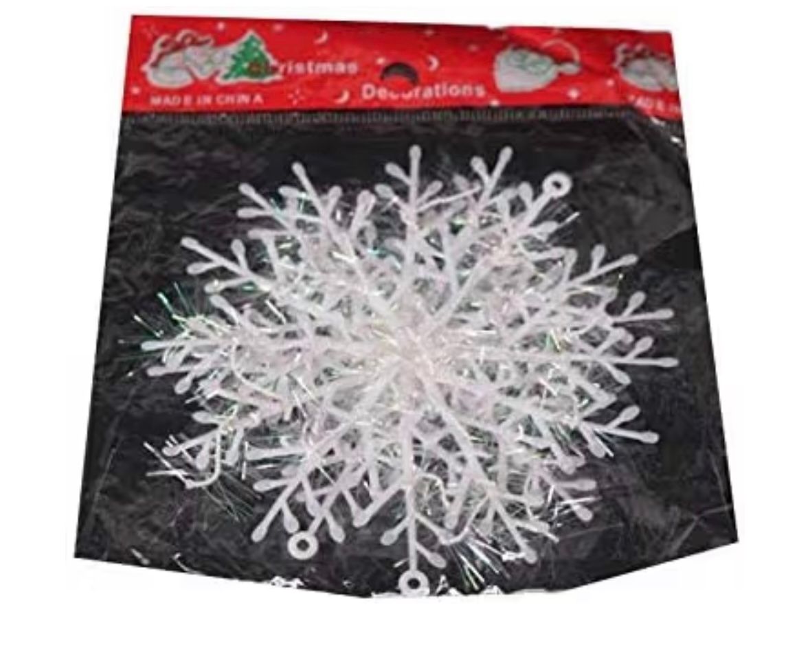 Plastic Fake Snowflake_1
