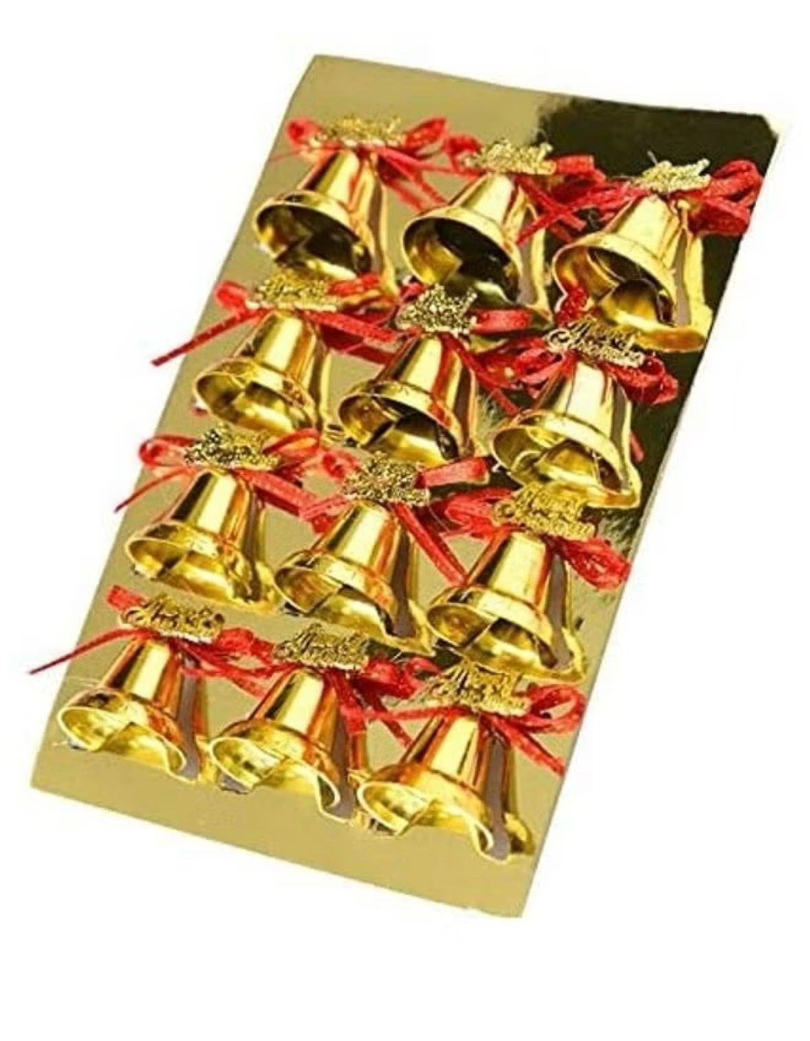 Merry Christmas bell bow tree Multicolour_0