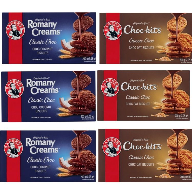 Bakers Choc Kits/Romany Creams 12x200g_0