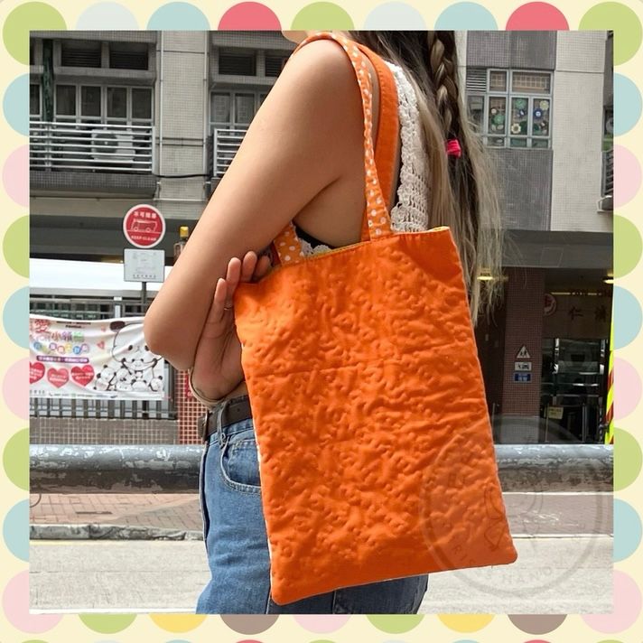A4 size totebag 《橙色》_1
