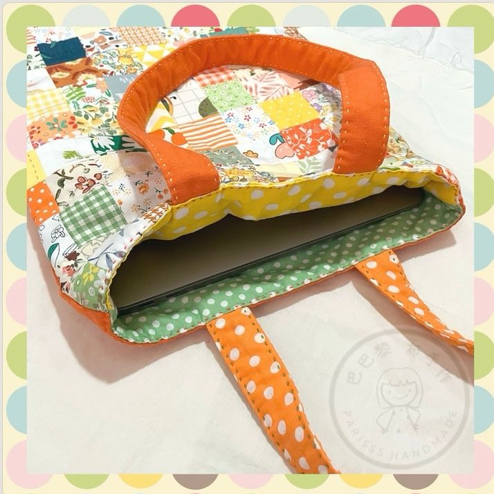 A4 size totebag 《橙色》_9