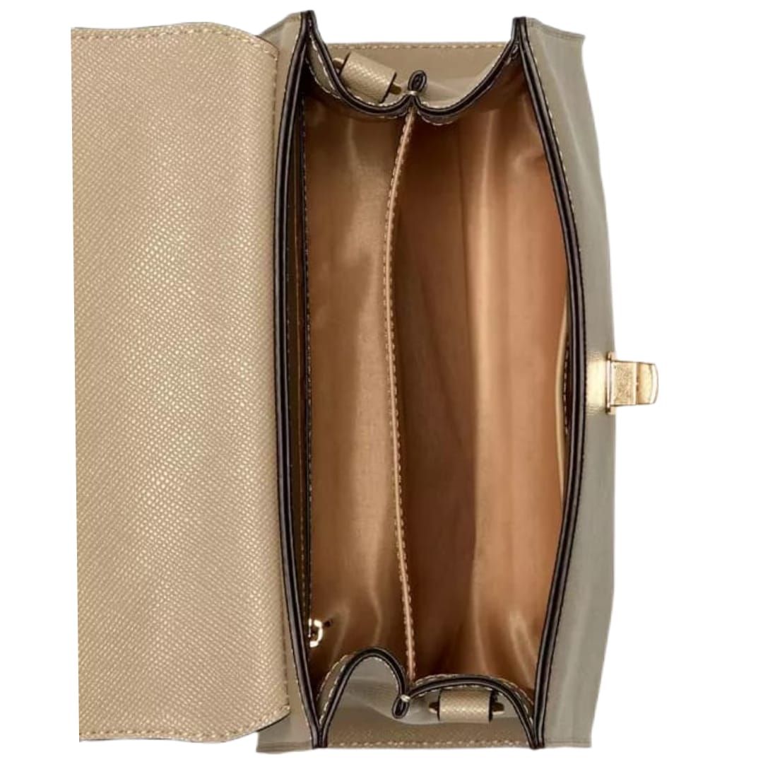 GUESS - AINE WRAPPED TOP HANDLE CROSSBODY | TAUPE _1