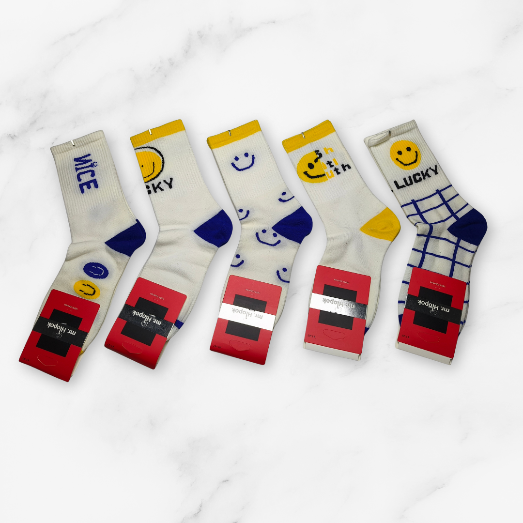 [10236] - 2–3 Pairs Men’s High-Cut Cotton Socks – Minimal, Breathable & Trendy _1
