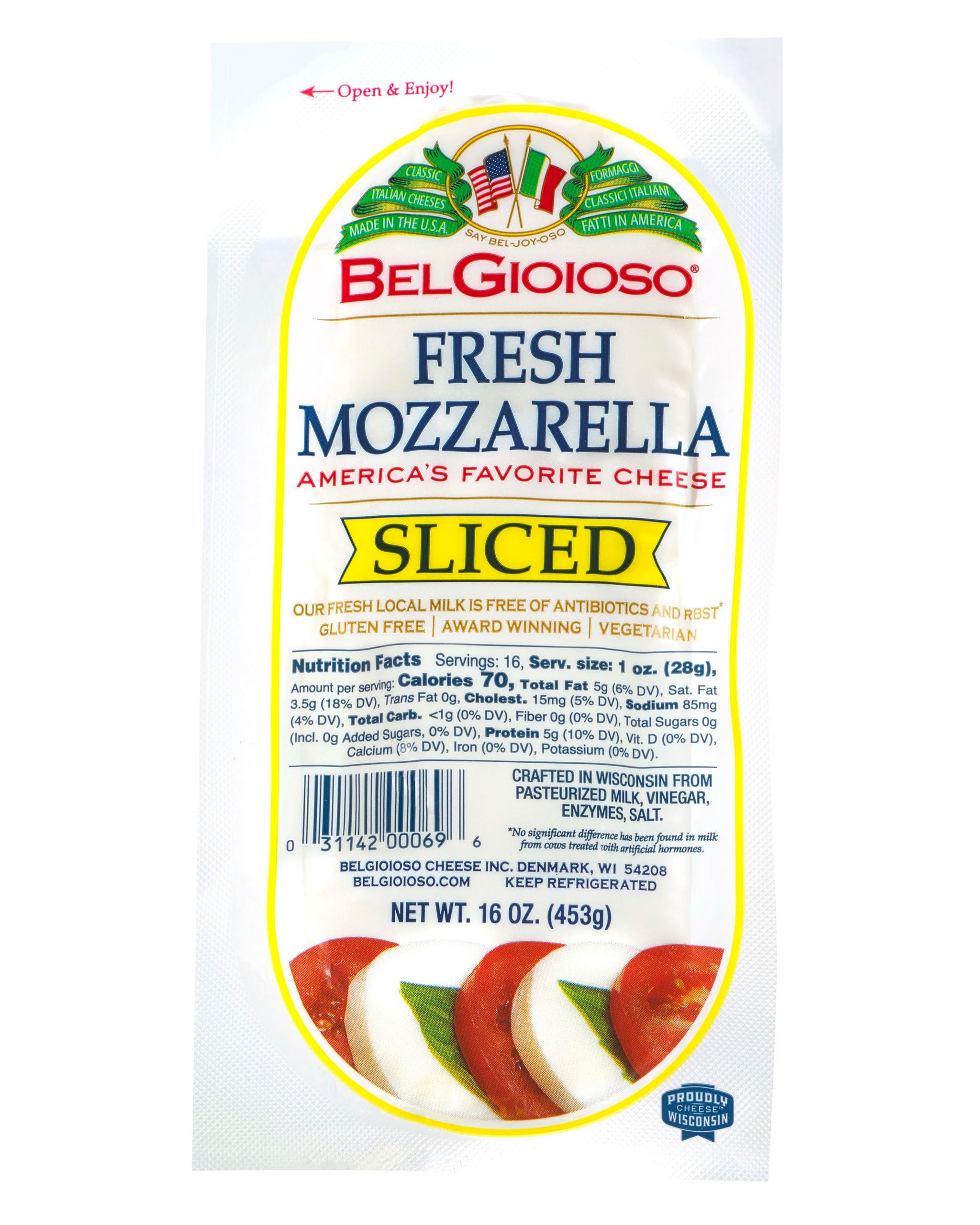 Bel Gioiosa Fresh Mozarella Slices_0