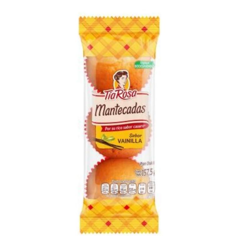 Mantecadas Tía Rosa Sabor Vainilla 157.5g_0