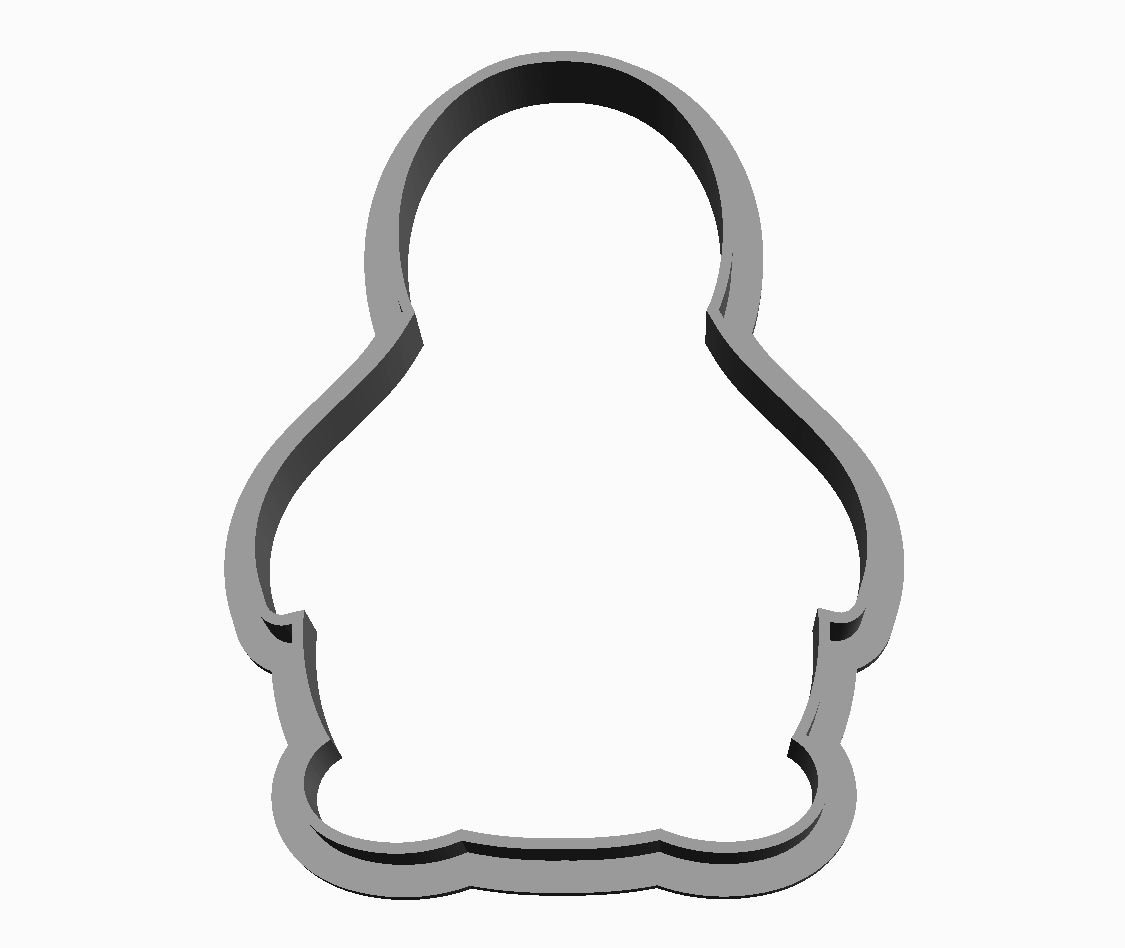 Penguin 2 in 1 Cookie Cutter    _0