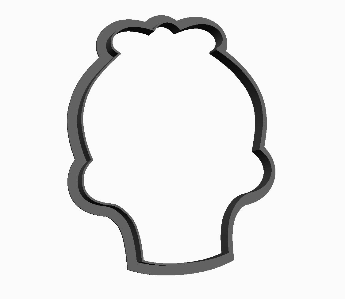 Easter Egg Basket outline Cookie Cutter       _0