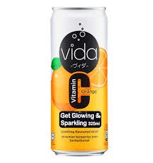 Vida vitamin c orange sparkling flavoured 325ml_0