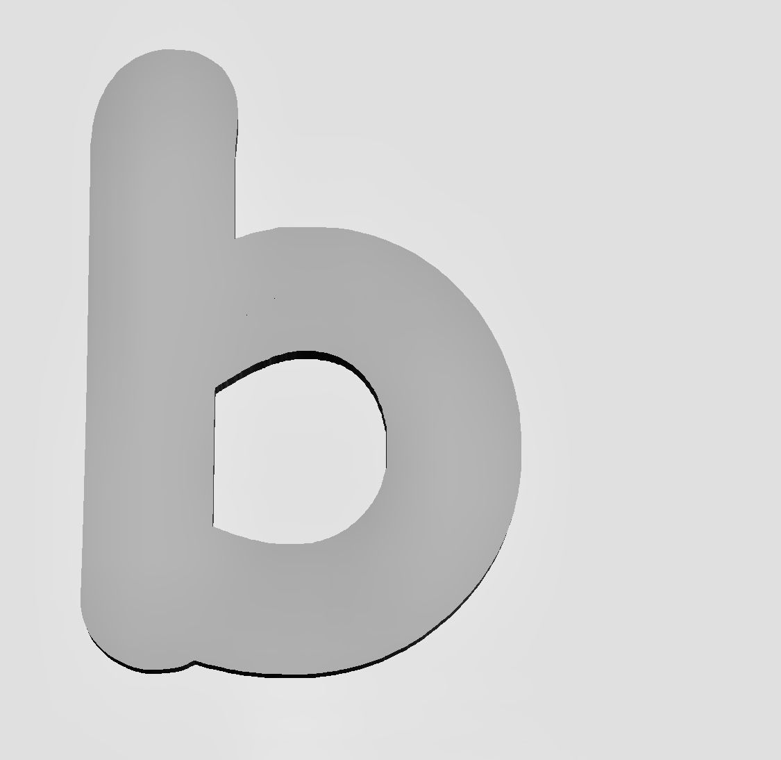 b (alphabet) Cookie Cutter                     _0