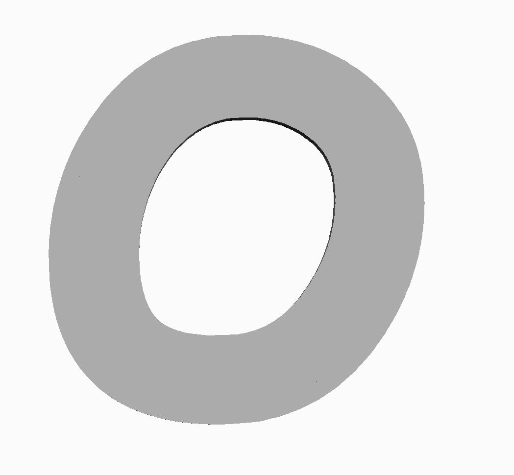 O (alphabet) Cookie Cutter                        _0