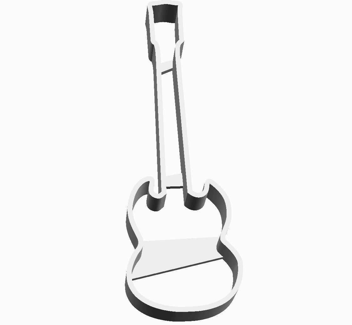 Guitar 1 Cookie Cutter            _0