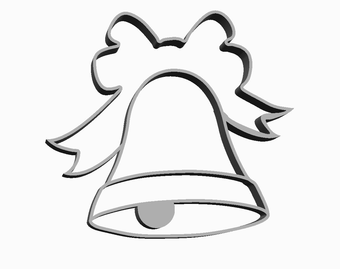 Christmas Bell Cookie Cutter                     _0