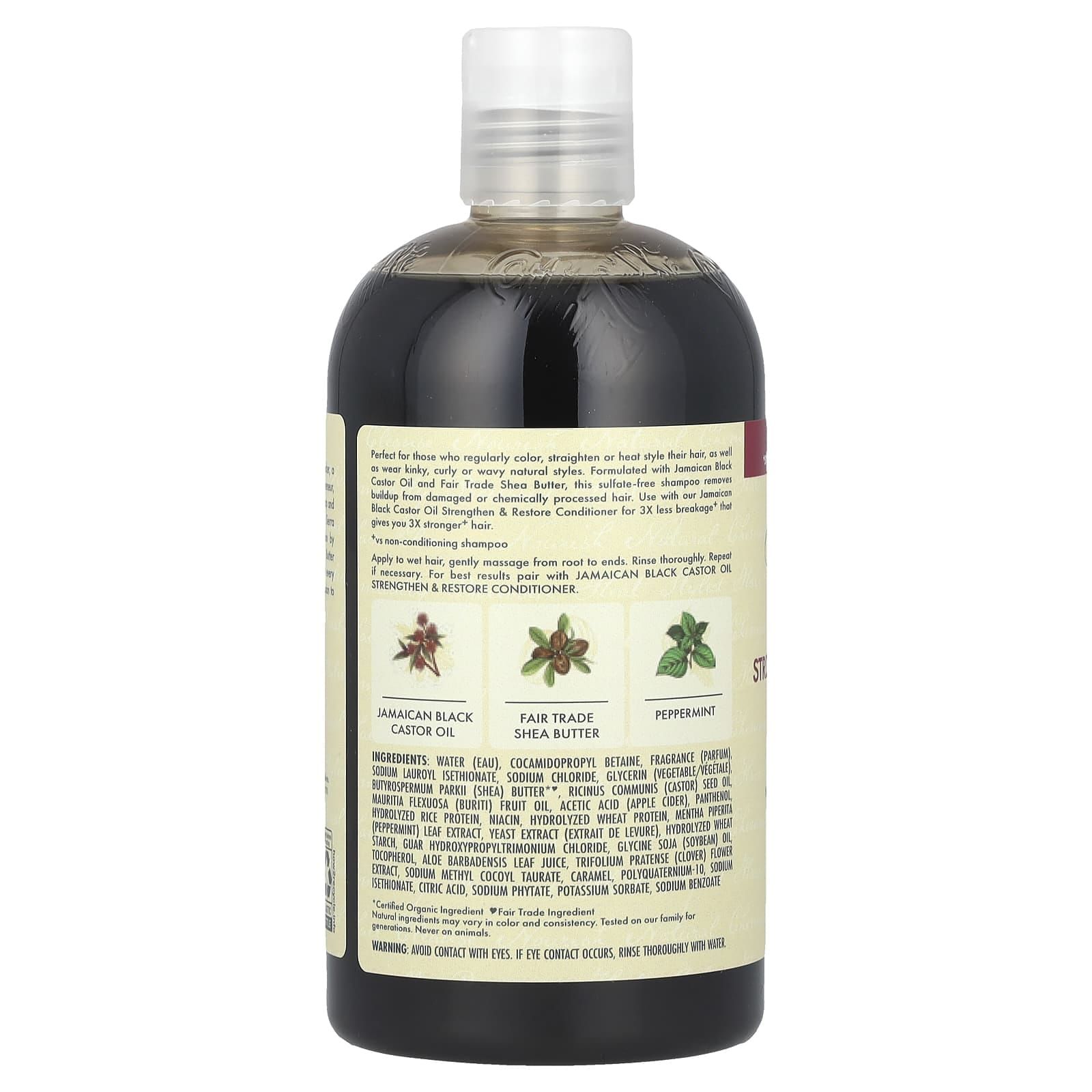 Shea Moisture - Jamaican Black Castor Oil Strengthen & Restore Shampoo (384 ml)_1