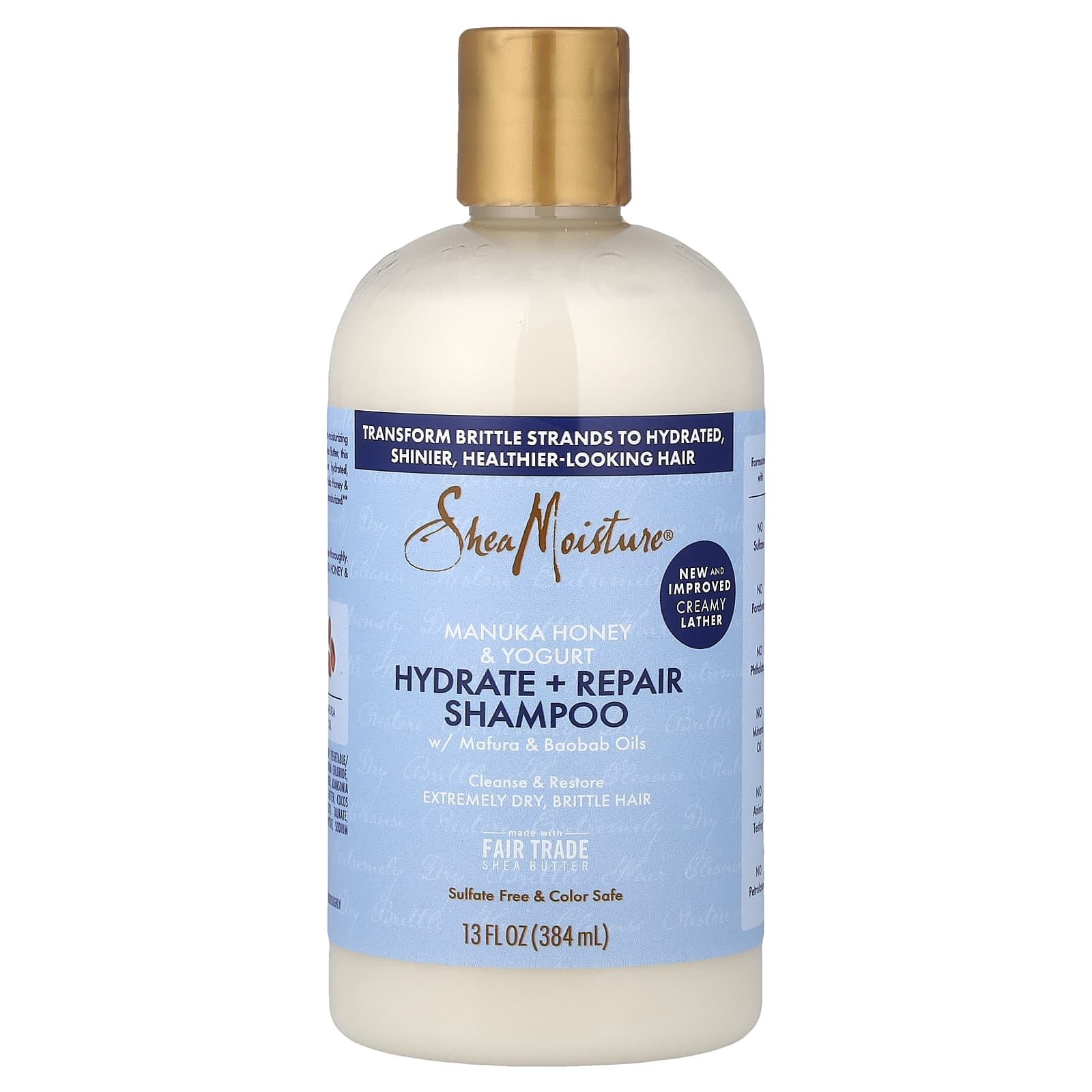 Shea Moisture - Manuka Honey & Yogurt, Hydrate + Repair Shampoo (384 ml)_0