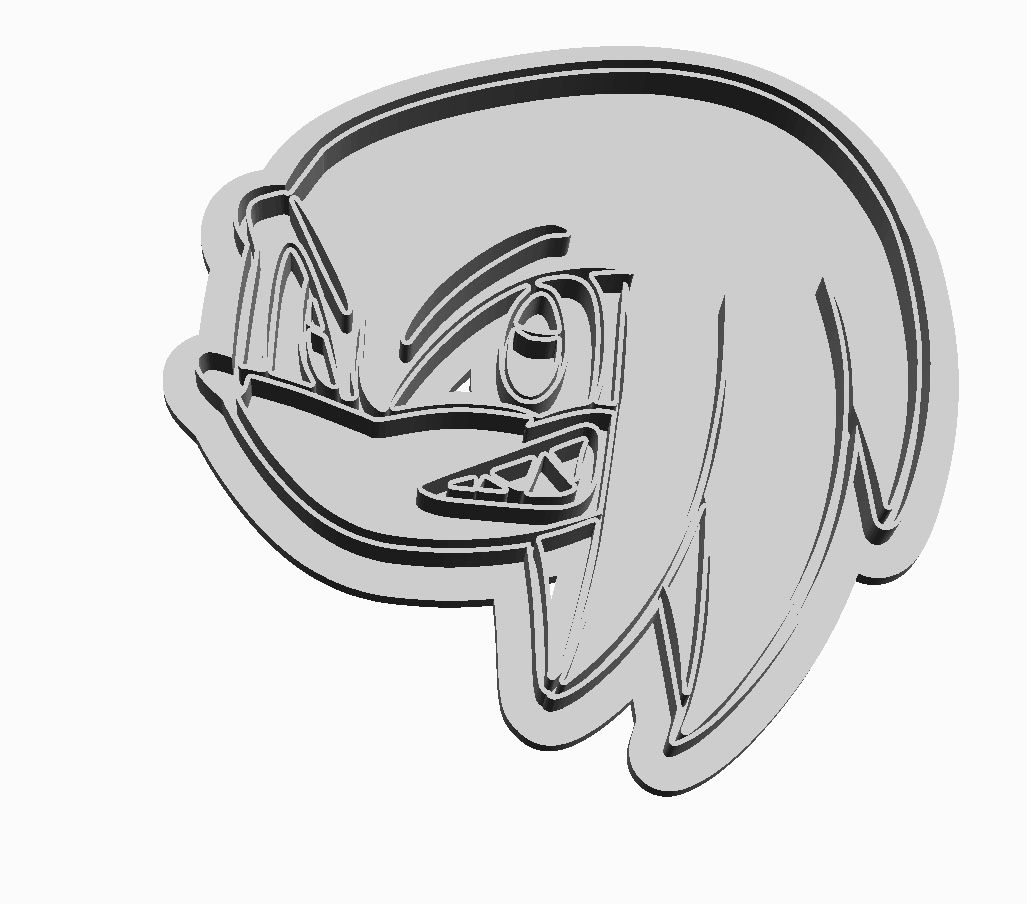 Knuckels Cookie Cutter                    _0