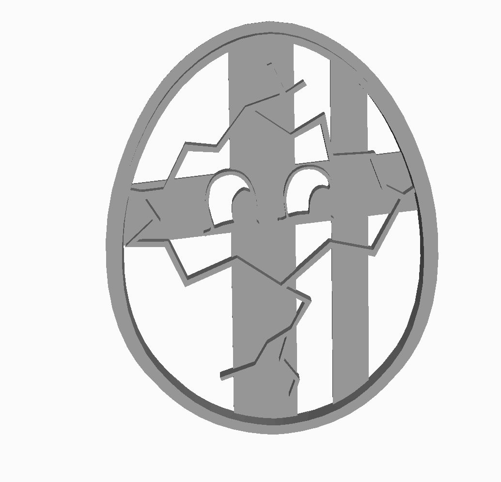 Easter Egg 1 Cookie Cutter                     _0