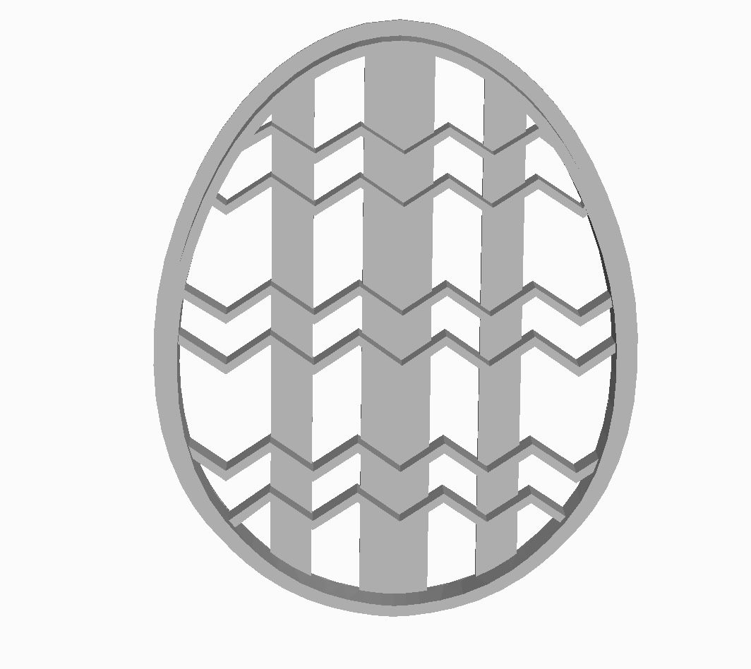 Easter Egg 2 Cookie Cutter                     _0