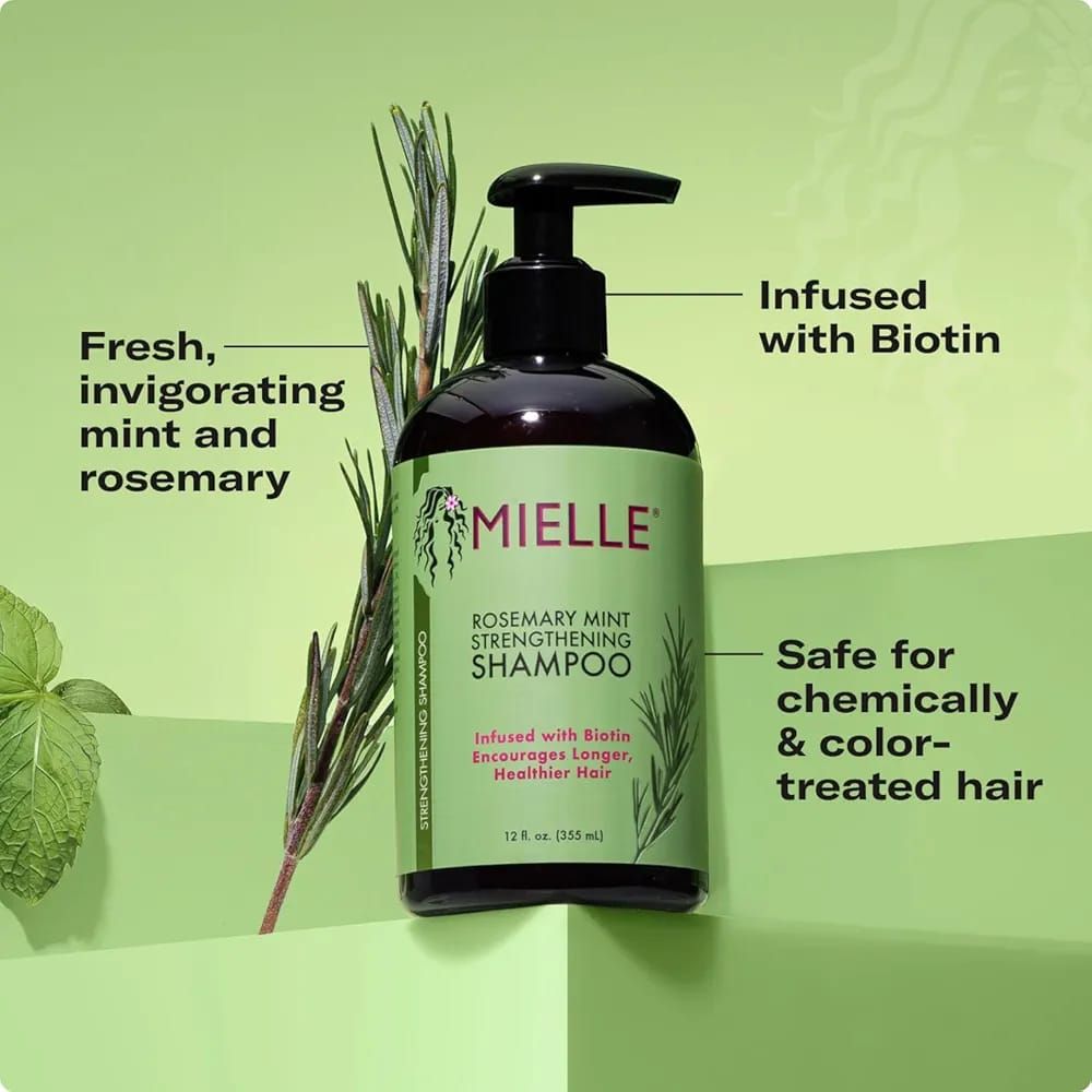Mielle Organics - Rosemary Mint Hair Strengthening Biotin Shampoo_3