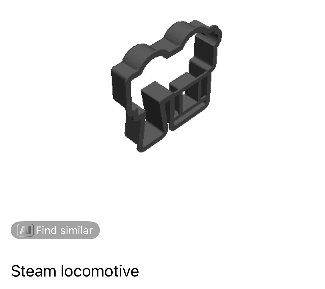 Steam Train Cookie Cutter  _0