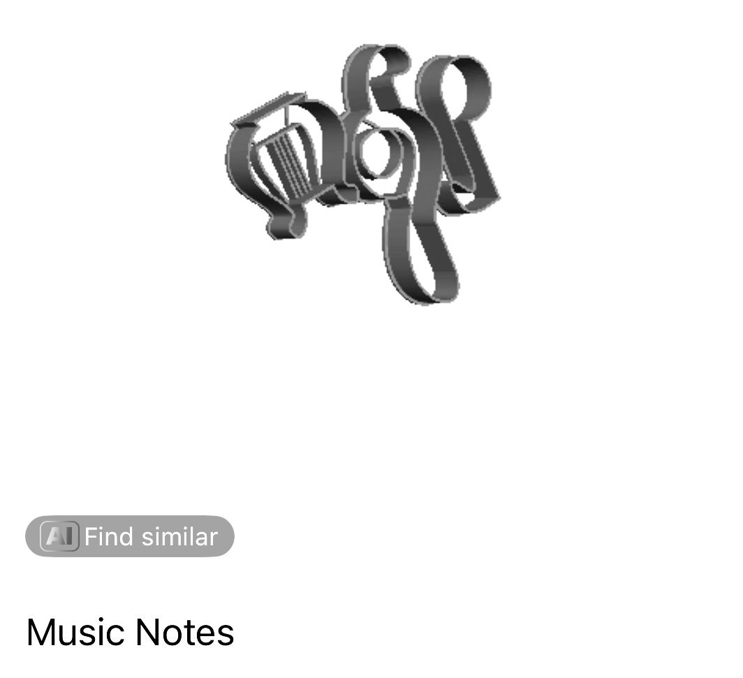 Music Notes Cookie Cutter        _0