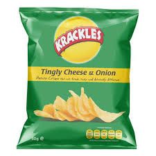 Krackles tingly cheese and onion 125g_0