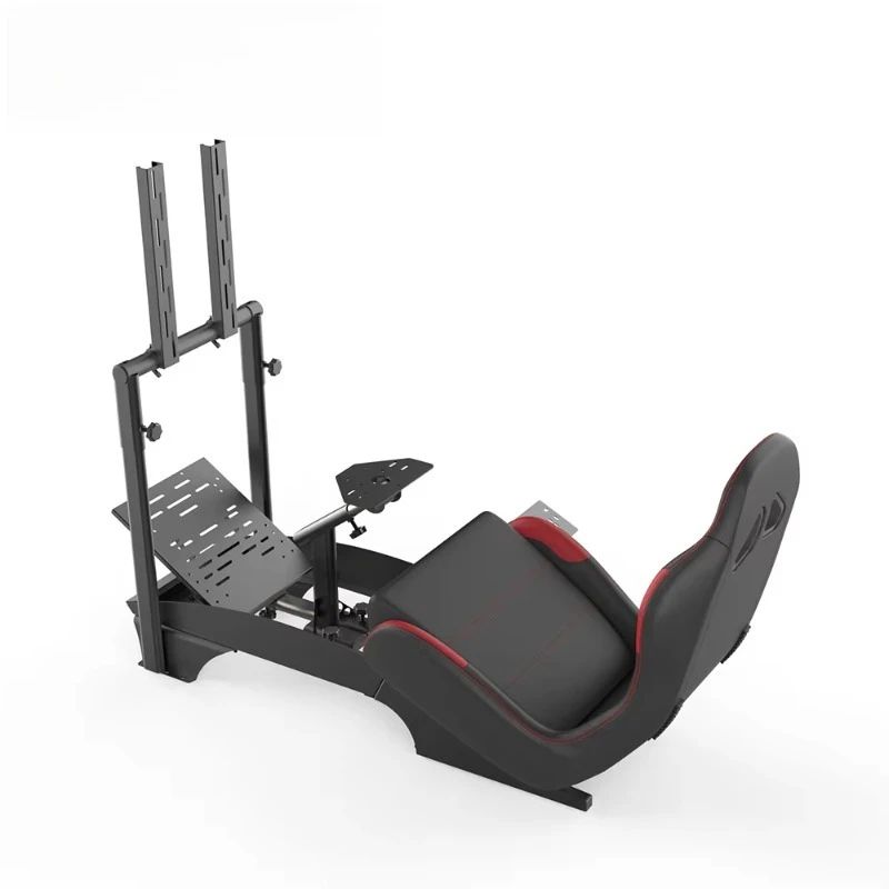 Cockpit simulador de corrida para todos os volantes Logitech G923|G29|G920|FlashFire F111|Megacom|Thrustmaster|Fanatec|PlayStation 5/4|Xbox Series S/X|PC com suporte para câmbio, branco_3