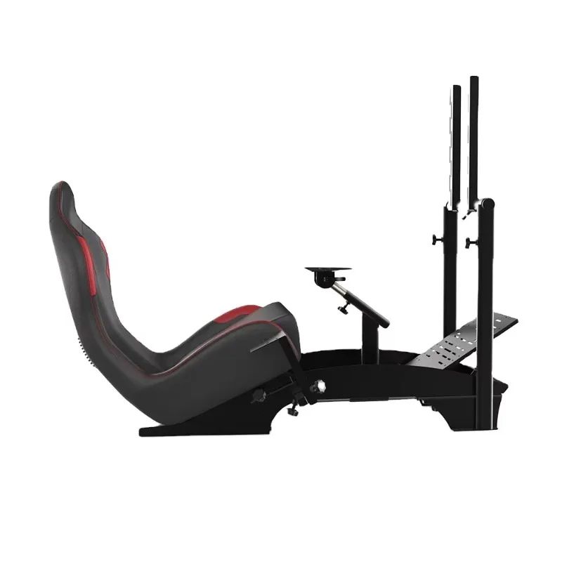 Cockpit simulador de corrida para todos os volantes Logitech G923|G29|G920|FlashFire F111|Megacom|Thrustmaster|Fanatec|PlayStation 5/4|Xbox Series S/X|PC com suporte para câmbio, branco_2