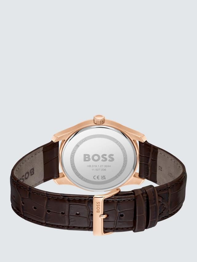 1514273 Men's Principle Master Leather Strap Watch_1