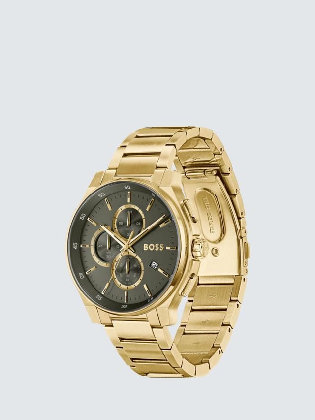 BOSS Men's Peak Chronograph Date Bracelet Strap Watch_1